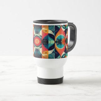 Taza De Viaje Abstracción gráfica Mug blanco de viaje-viajero
