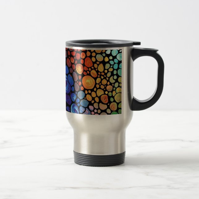 Taza De Viaje abstracto-1 (Derecha)