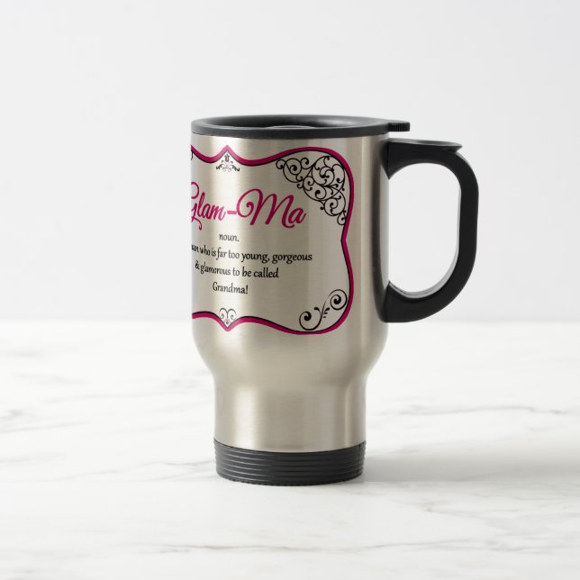 Taza De Viaje ¡Abuela de las Atractivo-Mamáes que es atractiva! (Derecha)