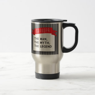 Taza De Viaje Abuelo - El hombre, el mito, la leyenda