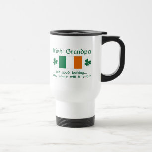 Taza De Viaje Abuelo irlandés apuesto