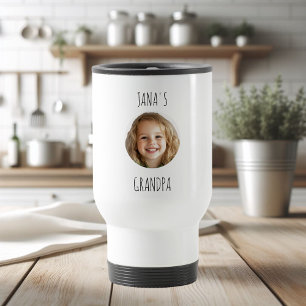 Taza De Viaje "Abuelo Personalizado   Mug de viaje fotográfico p