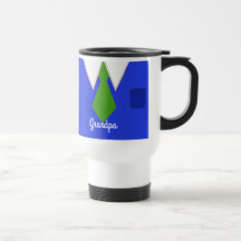 Taza De Viaje Abuelo Vestido Camisas y Tiempos