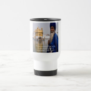 Taza De Viaje Acciones Karma/Proverbio Sij