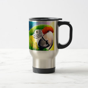 Taza De Viaje Acercar los loros generados por IA Cute