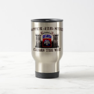 Taza De Viaje Acero 82.o del bombero 12B aerotransportado