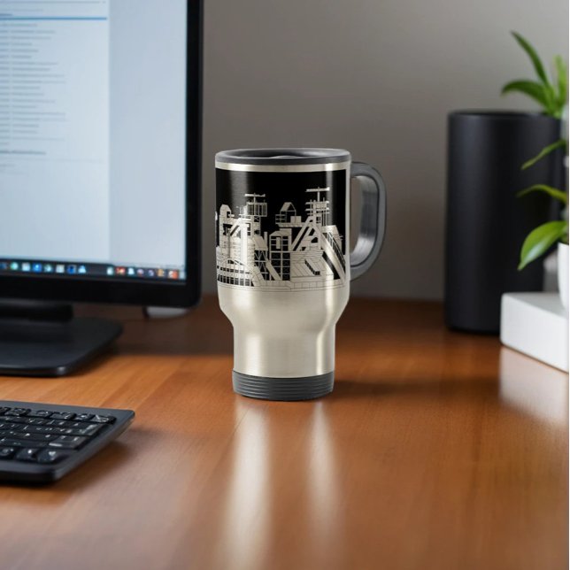 Taza De Viaje Acero combinado metalúrgico industrial (Subido por el creador)