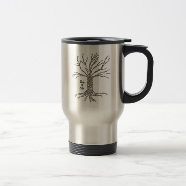 Taza De Viaje Acero inoxidable 15 oz Travel/Commuter Mug (Derecha)