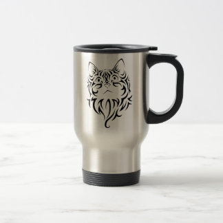 Taza De Viaje Acero inoxidable del gato viaje de 15 onzas/taza