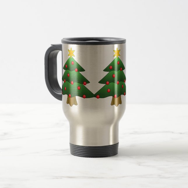 Taza De Viaje Acero inoxidable Pine Tree 15 oz Mug (Anverso izquierdo)