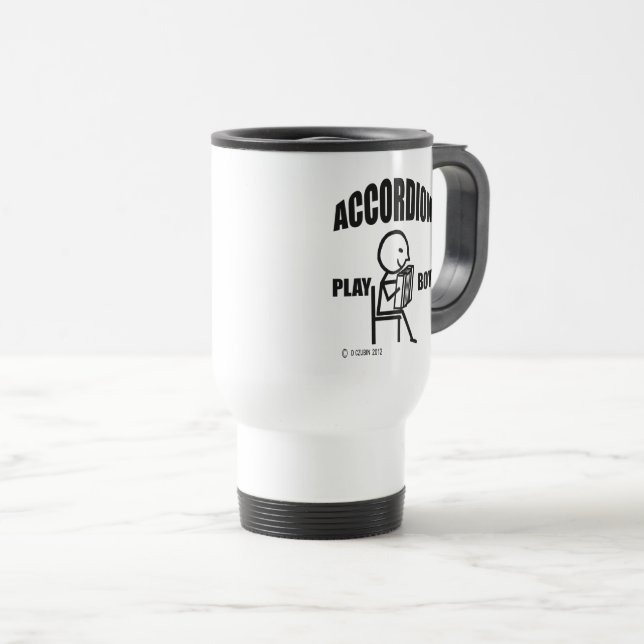 Taza De Viaje Acordeón Jugar niño Viaje Mug (Anverso derecho)