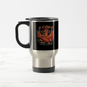 Taza De Viaje Actitud Clásica Retro Estilo F-Caw-F
