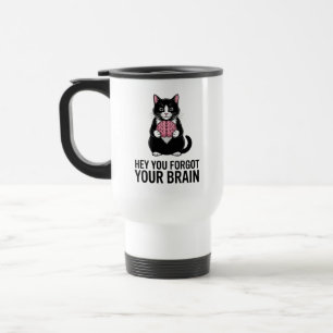 Taza De Viaje Actitud de gato antisocial introvertido gente estú