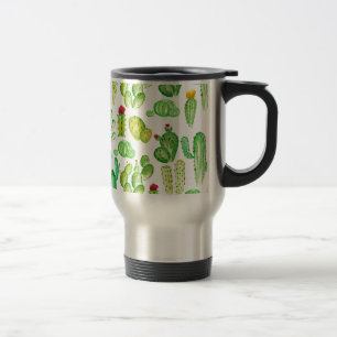 Taza De Viaje Acuarelas de Cactus