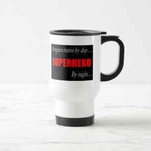 Taza De Viaje Acupuncturist del super héroe