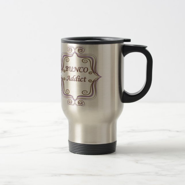 Taza De Viaje Adicto a Bunco (Derecha)