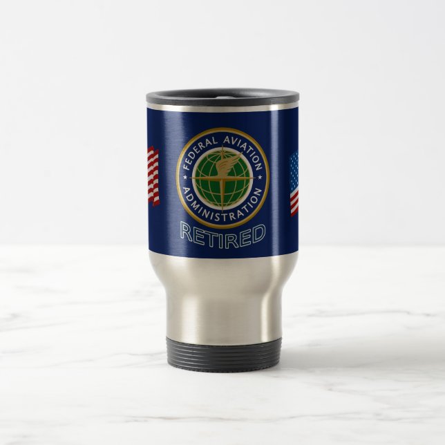 Taza De Viaje Administración Federal de Aviación Retirada (Centro)