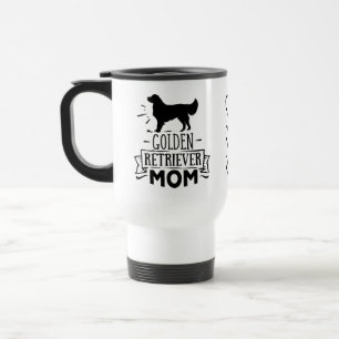 Taza De Viaje Adorable Madre Retriever Dorado Cachorro Perro Amo