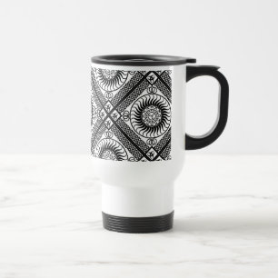 Taza De Viaje adorno celta diagonal