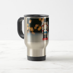 Taza De Viaje Adorno clásico de cascanueces de SlipperyJoe's nav