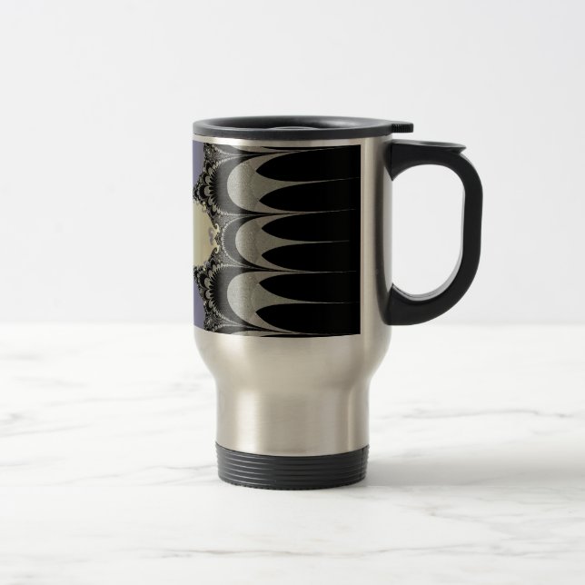 Taza De Viaje Adorno Dorado (Derecha)