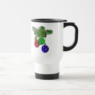 Taza De Viaje Adornos Coloridos para el Árbol de Navidad