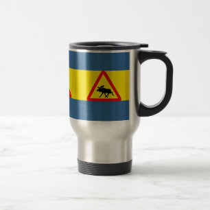 Taza De Viaje Advertencia antes de alce