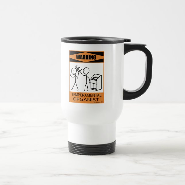 Taza De Viaje Advertencia Organista temperatura (Derecha)