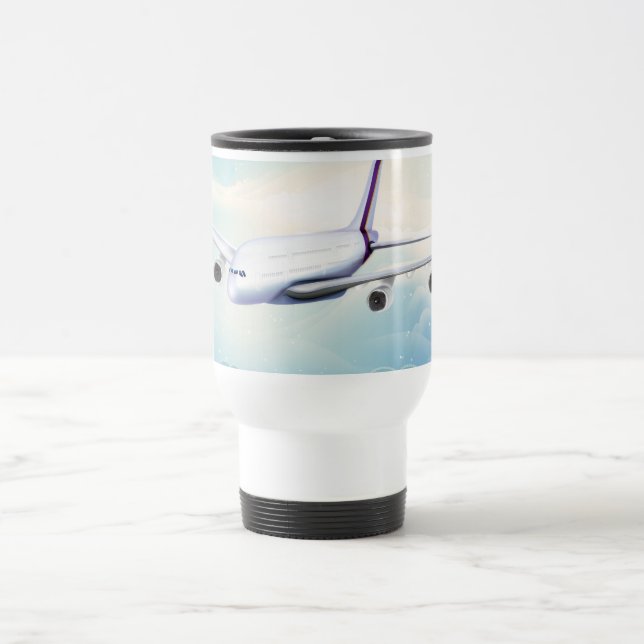 Taza De Viaje Aerolínea Jet de doble cubierta (Centro)