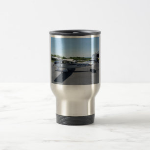 TAZA DE VIAJE "AEROPLANO DE CESSNA "