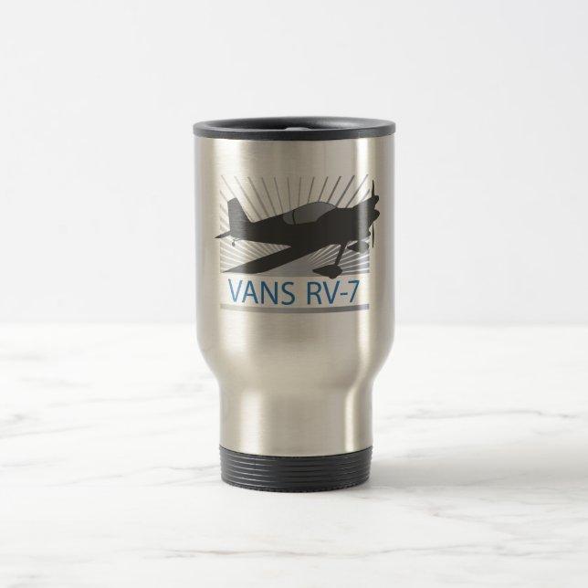 Taza De Viaje Aeroplano de las furgonetas RV-7 (Centro)