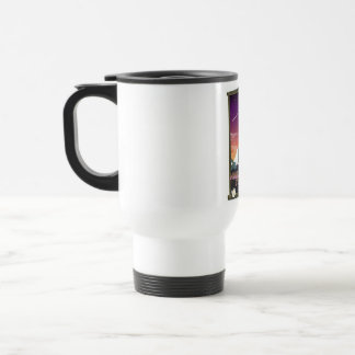 Taza De Viaje Afiche de viaje de Norðurland eystra Islandia