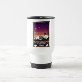 Taza De Viaje Afiche de viaje de Norðurland vestra Islandia
