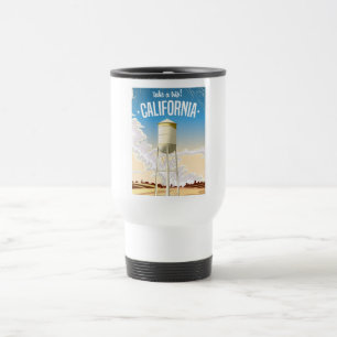 Taza De Viaje Afiche de viaje de Retro California