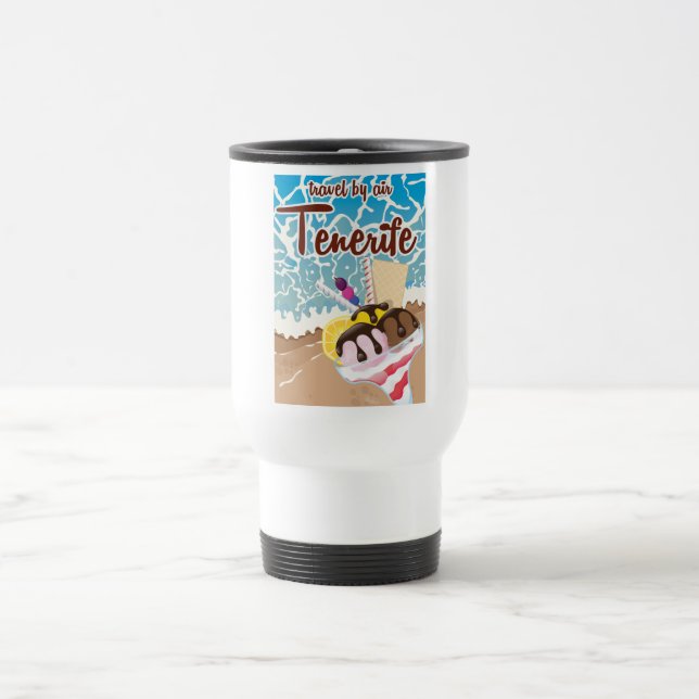 Taza De Viaje Afiche de viaje del personalizado de helados de Te (Centro)