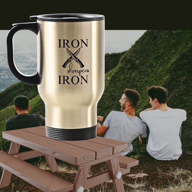 Taza De Viaje Afiladores de hierro: Iron Knife Christian (Subido por el creador)