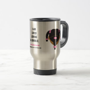 Taza De Viaje Afirmación de #Proud2BNaturalMe