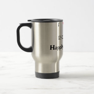 Taza De Viaje Afortunadamente comprometido añada una carta de no