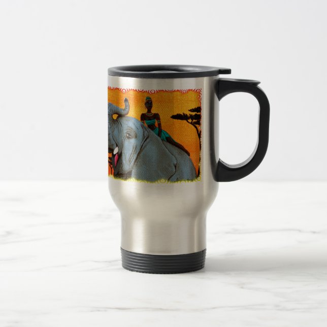 Taza De Viaje ¡"África! " (Derecha)