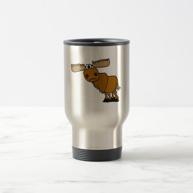 Taza De Viaje AG diseño torpe de los alces (Centro)