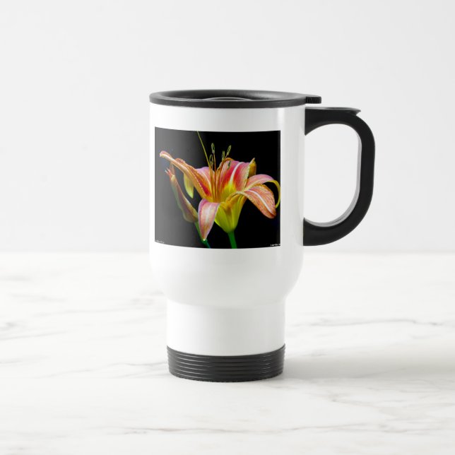 Taza De Viaje Agradable Tawny Daylily II Aparatos y Regalos (Derecha)