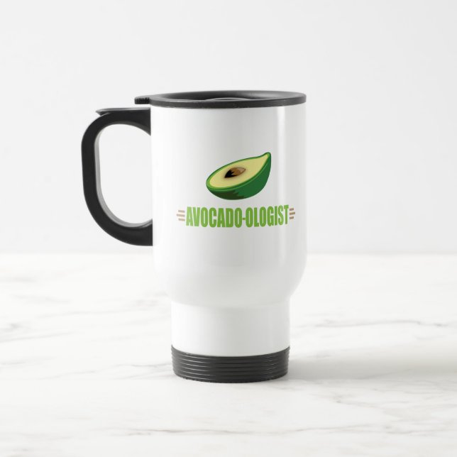 Taza De Viaje Aguacate Divertido (Izquierda)