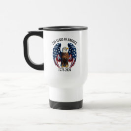 Taza De Viaje Águila Americana Patriótica 250 Años 1776-2026
