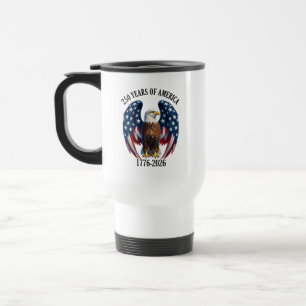 Taza De Viaje Águila Americana Patriótica 250 Años 1776-2026