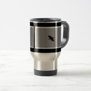 Taza De Viaje Águila calva en vehículo de transporte aéreo