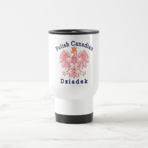 Taza De Viaje Águila canadiense polaca Dziadek