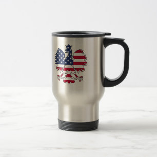 Taza De Viaje Águila polaca americana