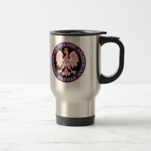 Taza De Viaje Águila redonda polaca-americana