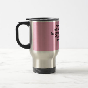 Taza De Viaje "Ahora fe - Inspirador Mug cristiano"