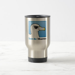 Taza De Viaje Ahorre el albatros (el retrato)